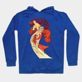 Dance girl from Alphonse Mucha Hoodie